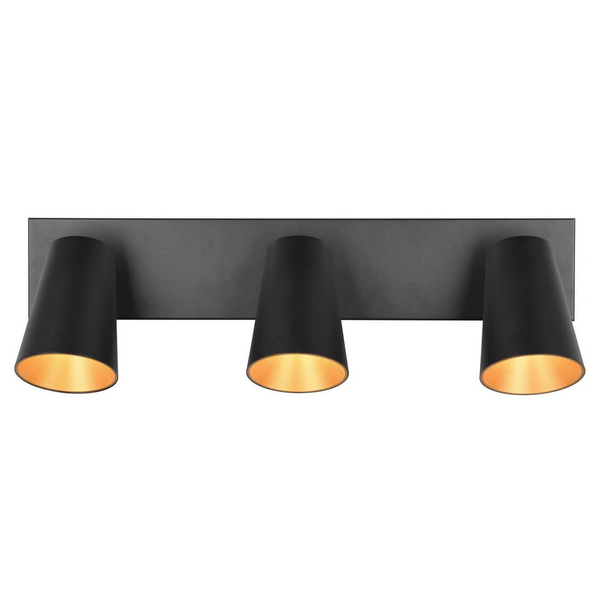 Punktowa lampa sufitowa Sharp 817100332 z regulacją tuba reflektor czarna