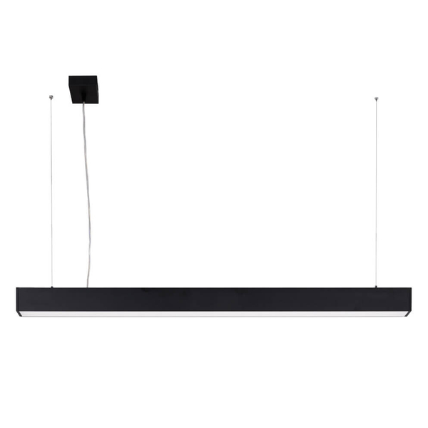 Biurowa lampa wisząca Traversi PRD-5470-142-BK-830-PN Italux LED 44W 3000K czarna