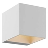 LAMPA ścienna ALASKA LP-104/1W WH Light Prestige metalowa OPRAWA kinkiet prostokątny biały