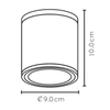 Downlight lampa zewnętrzna Aven 22962/01/31 biała tuba IP65 outdoor