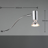 Metalowa lampa ścienna VESNOW DL106283400 do łazienki IP44 chrom
