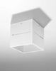 Plafon LAMPA sufitowa SL.0209 metalowa OPRAWA kwadratowa kostka cube biała