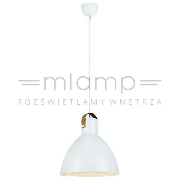 LAMPA wisząca EAGLE 106551 Markslojd metalowa OPRAWA zwis kopuła biała