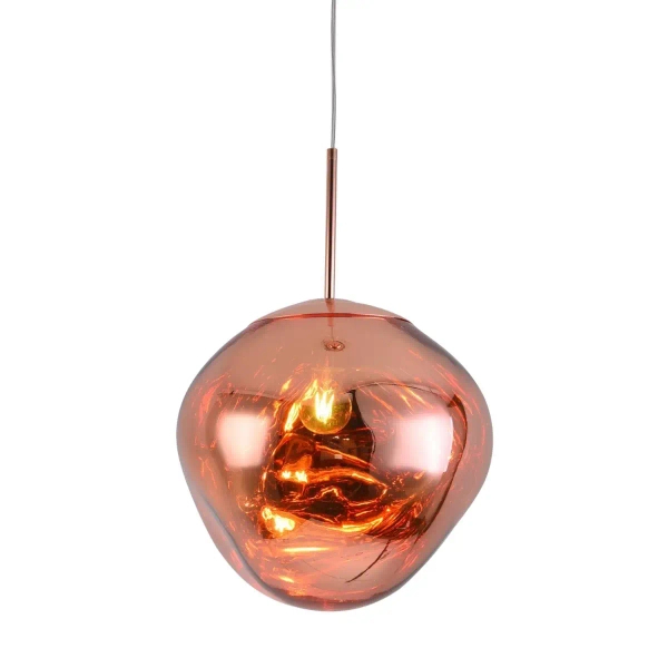 Lampa na zawiesiu Glam MP-1239-280 Step ball salonowa miedziana
