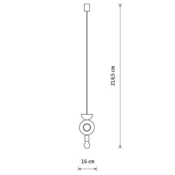 Wisząca lampa Drops 11180 do salonu okręgi złota czarna