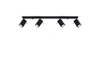 Spot LAMPA sufitowa SL.0459 regulowana OPRAWA metalowe reflektorki czarne