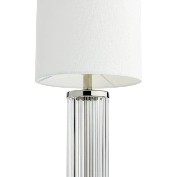 Szklana stołowa lampa Enrico ENR4138 LED 2,4W 3000K nikiel