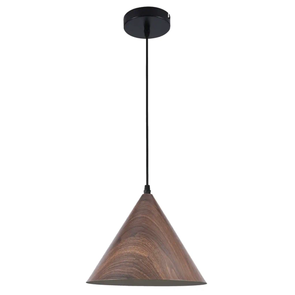 Stożkowa lampa wisząca BOSCO MLP0871 do salonu brązowa