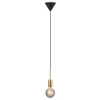 Wisząca lampa do sypialni Paco 2112053035 na kablu mosiądz