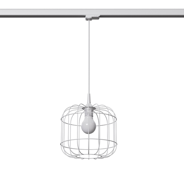 Wisząca lampa druciana z żarówką CELTA MYL.00371 trzyfazowa biały