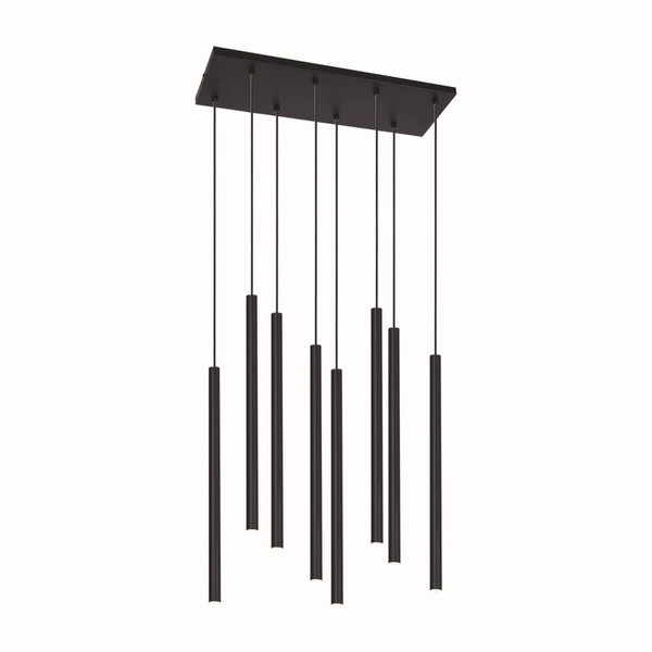 Wisząca lampa nowoczesna Gelato K-4863 Kaja czarne tuby metalowe