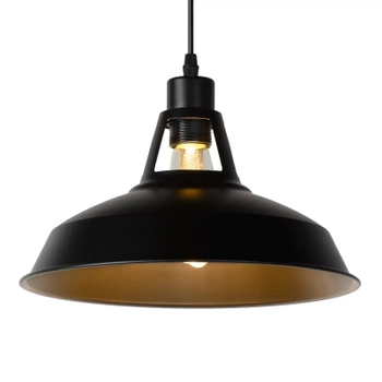 Industrialna lampa wisząca BRASSY-BIS 43401/31/30 Lucide kopuła czarny