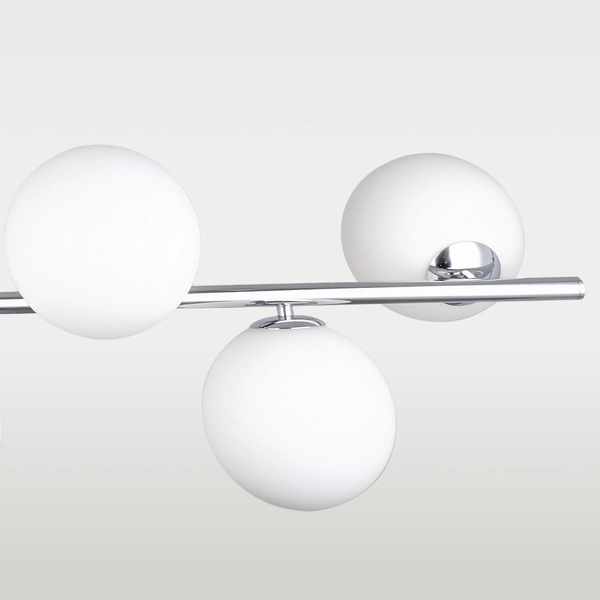 Nowoczesna LAMPA wisząca CAPE TOWN P07902CH Cosmolight zwis do jadalni balls chrom