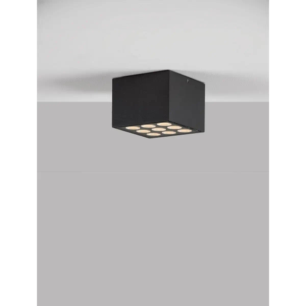Ogrodowa lampa sufitowa JUNERIO LE75264 LED 17W 3000K IP54 antracyt