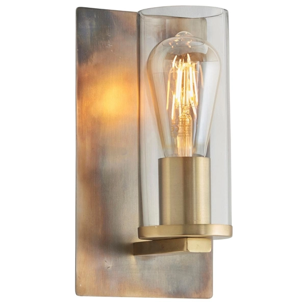 Ścienna lampa L&-190600 Light& industrialna brąz patyna