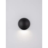 Ścienna lampa do ogrodu DONVELA LE75302 LED 3W 3000K IP65 czarna