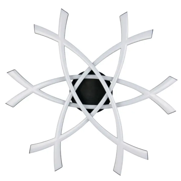 Designerski plafon natynkowy Pollock R63691132 LED 33W 3000K liniowy czarny