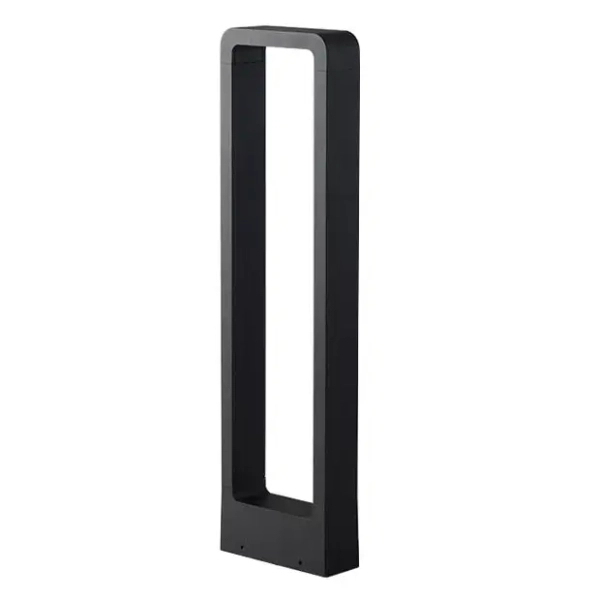 Ogrodowa lampa stojąca BRIDGE-GLB600WW prostokątna LED 7W 3000K IP65 czarna