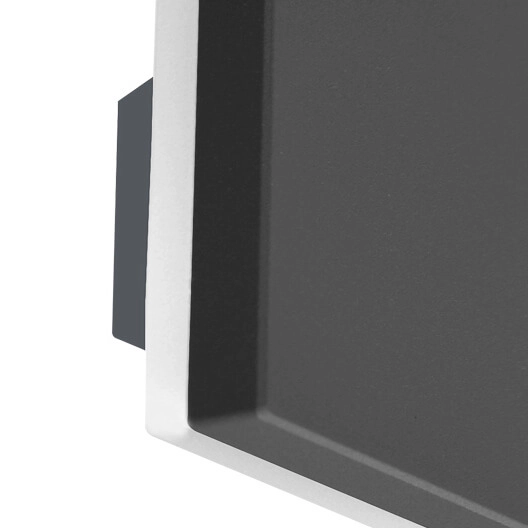 Zewnętrzny kinkiet kwadratowy Viano LED 12W 4000K do ogrodu czarny