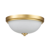 Lampa sufitowa Malibu FE-MALIBU-F-BATH-BB Feiss IP44 szczotkowany mosiądz