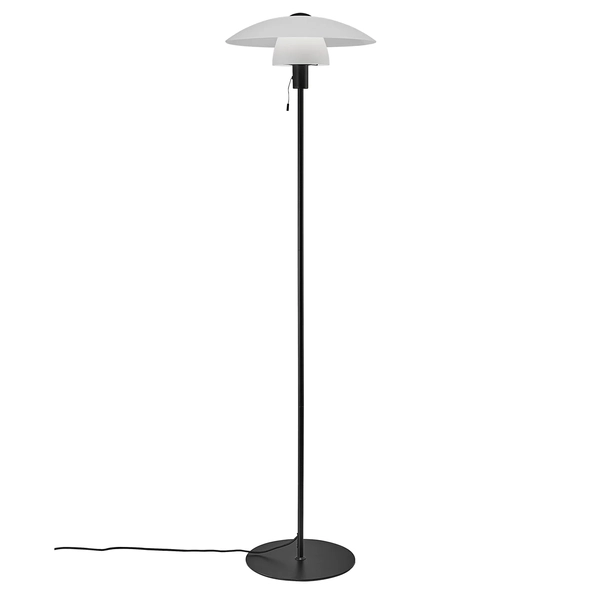 Lampa podłogowa Verona 2010884001 Nordlux szklana biała czarna