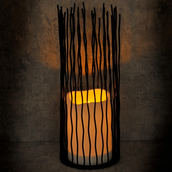 Zewnętrzna latarenka Nyborg XL 313294 candle na baterie czarna