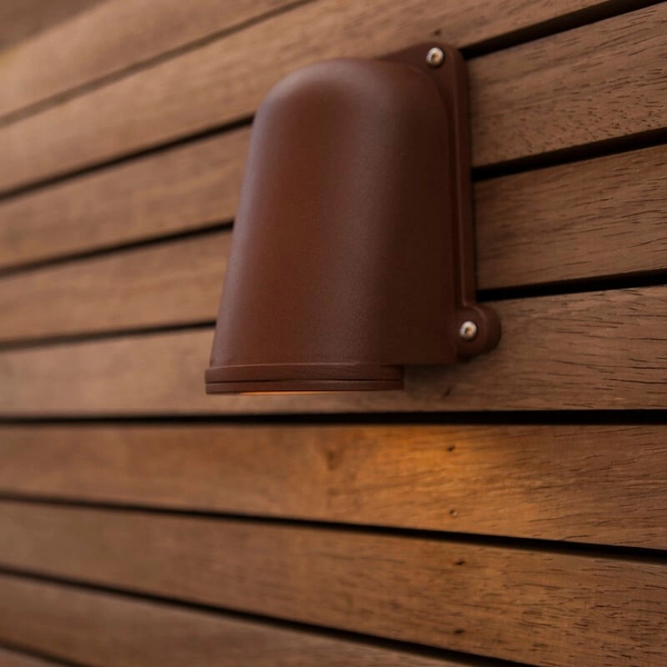 Zewnętrzna lampa ścienna ANCOR 5115001445 rustykalna IP54 rdzawa