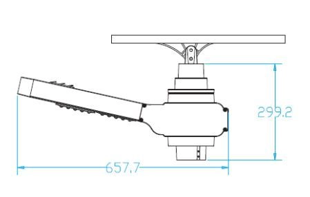 Solarny zestaw LS40CW Greenie LED 40W panel bateria 5500-6500K IP65 srebrny