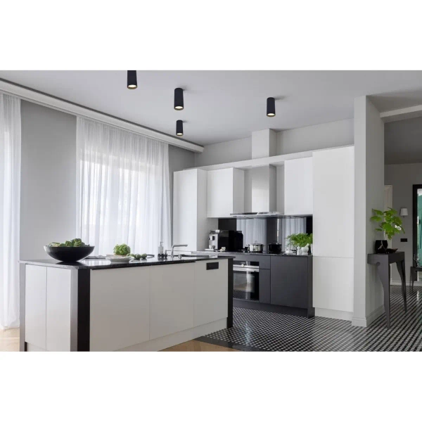 Lampa sufitowa STAG 8304801012 Lutec LED 4,7W 2700-6500K RGB tubka czarna