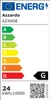 Prostokątna lampa do systemu magnetycznego Saga AZ4608 LED 24W biała