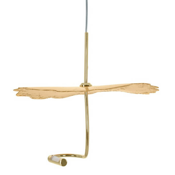Wisząca lampa do salonu Leafs MSE1501100167 Moosee LED 3W 3000K złota