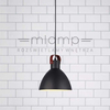 LAMPA wisząca EAGLE 106552 Markslojd metalowa OPRAWA zwis kopuła czarna