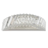 Kinkiet ścienny kryształowy LUXORA 11710 LED 15W 3000K nikiel