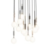 Kaskadowa lampa wisząca Ero Multicolor VIII OR86386 kule białe chrom