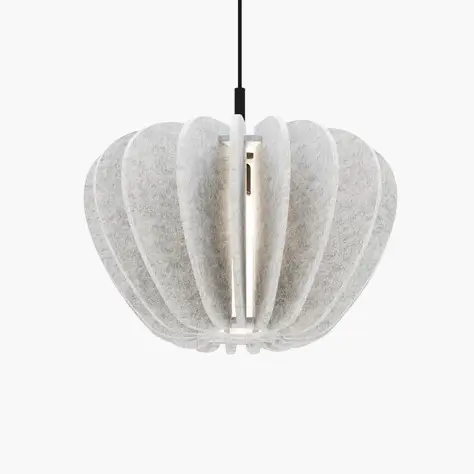 Salonowa lampa wisząca Cambio MOD398PL-01S do sypialni nad stół szara