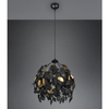 Wisząca lampa Leavy R10461932 RL Light dekoracyjna liście czarna