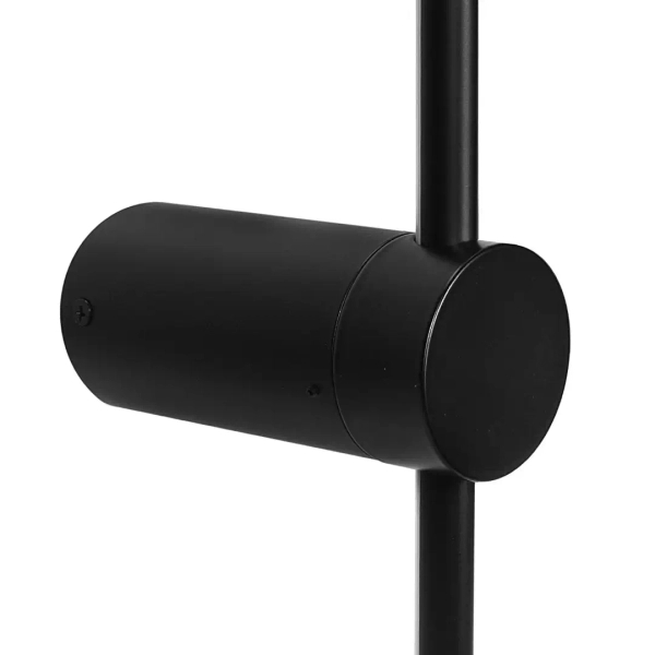 Minimalistyczny kinkiet ścienny BALI 1813 czarny LED 13W 3000-6000K CCT belka