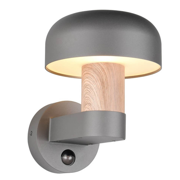 Zewnętrzna lampa ścienna FRASER 262569135 na elewację IP54 szara