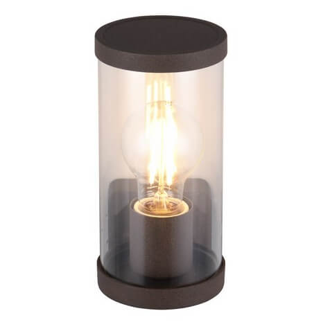 Przyścienna lampa tuba Bonito R21599124 IP44 czujnik brązowy