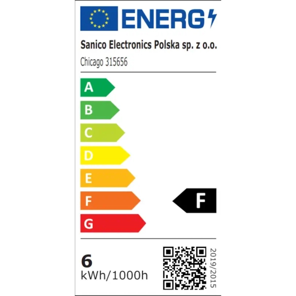 Elewacyjna LAMPA ogrodowa CHICAGO 315656 Polux zewnętrzna OPRAWA kwadratowa LED 6,5W 4000K outdoor IP44 czarna