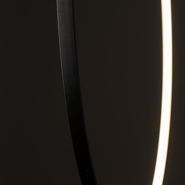 Lampa wisząca do salonu ring Circolo 10810 Nowodvorski LED 18W 3000K czarna