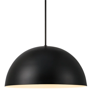 Wisząca lampa do salonu Ellen 48563003 Nordlux kopuła czarna