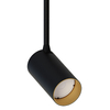 Czarna lampa sufitowa Mono 7674 gabinetowy reflektorek regulowany