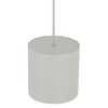 Zwieszana lampa salonowa tuba POINT 11513 jedwabisty szary