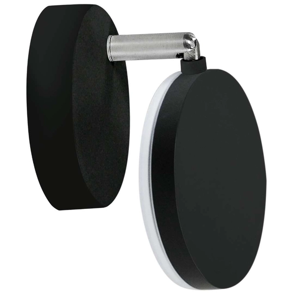 Kinkiet LAMPA ścienna CAPRI 308375 Polux regulowana OPRAWA okrągła LED 5W 3000K czarna