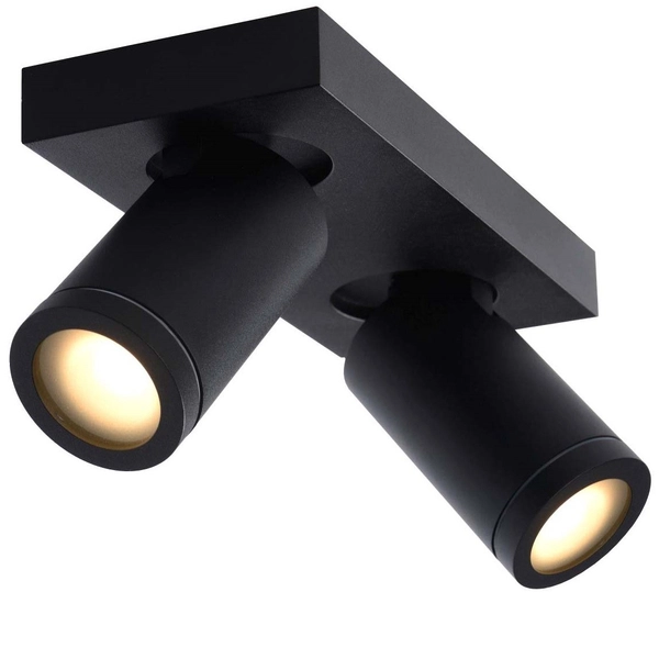 Regulowany spot sufitowy Taylor 09930/10/30 czarne tuby nad łóżko