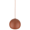 Wisząca lampa Zoe 10175 do przedpokoju kopuła metalowa ceglana