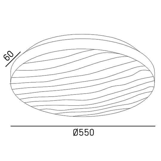 Minimalistyczny plafon Tao c01793wh Cosmolight LED 36W 3000-6000K metal akryl biały