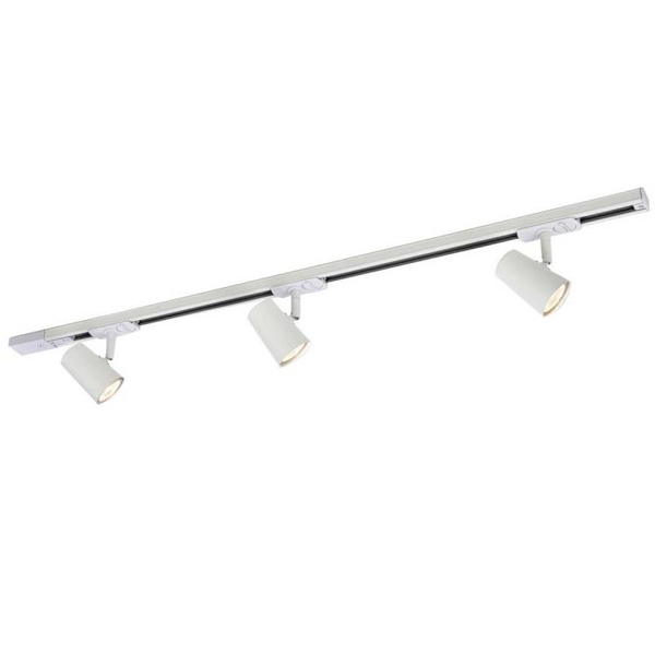 5-płomienny szynoprzewód Astley 914103 WH system szynowy biały do pokoju