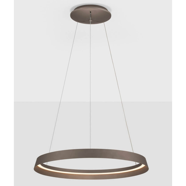 Wisząca lampa ściemnialna BATALLAS LE44784 LED 52W 3000K ring brązowy